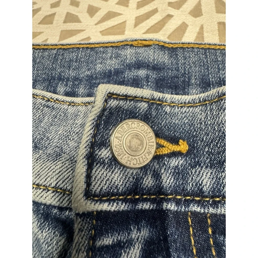 Abercrombie Fitch Jeans Mens Size 31x30 Blue Athletic Slim‎ Stretch Denim